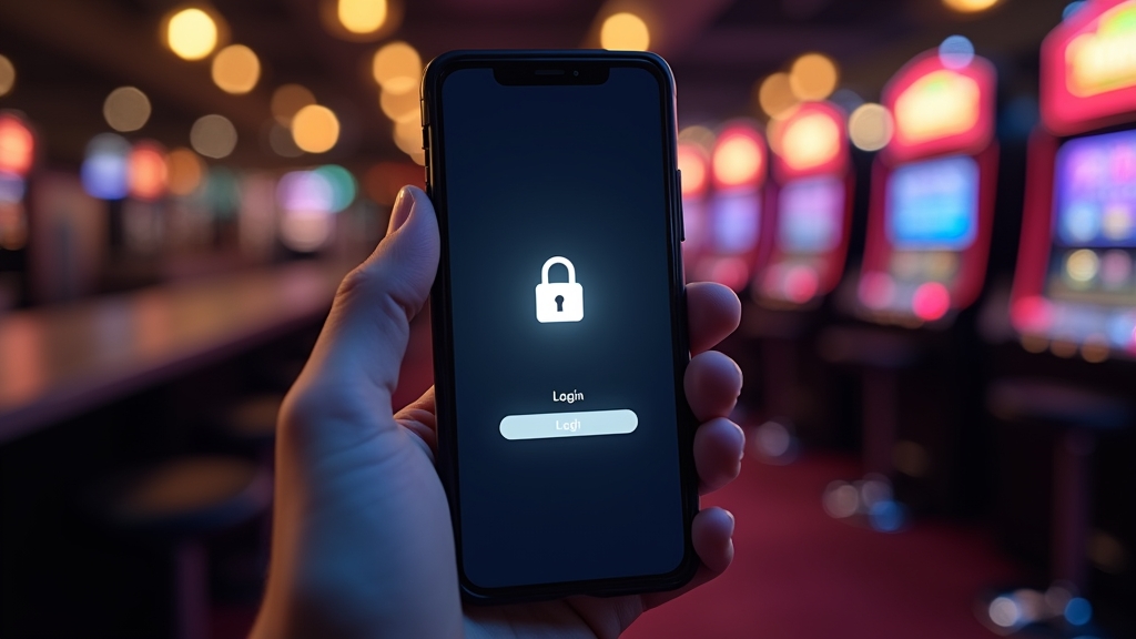 Connexion sécurisée sur l’application mobile Slots Palace