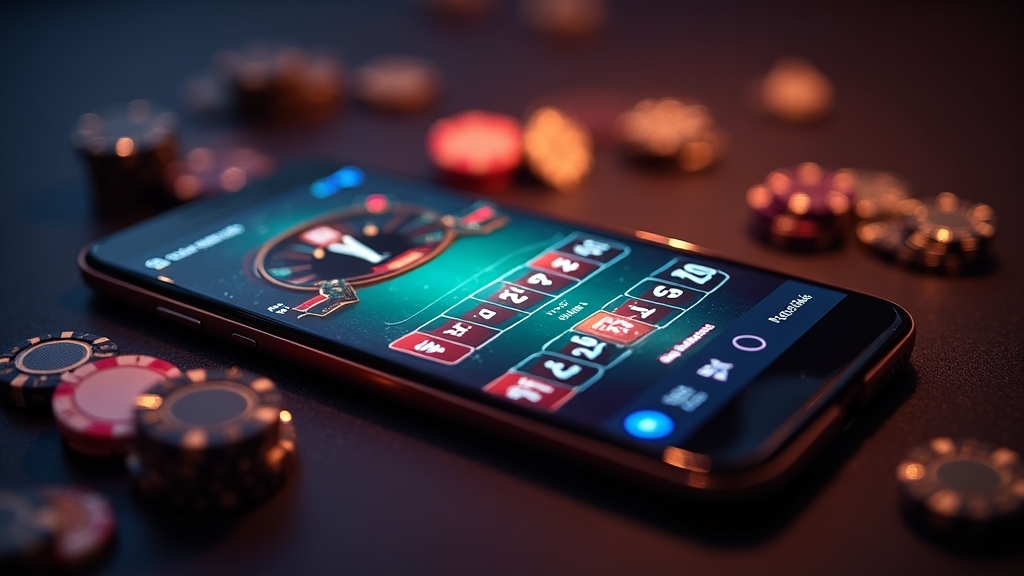 Interface mobile Slots Palace avec jeux en direct sur smartphone