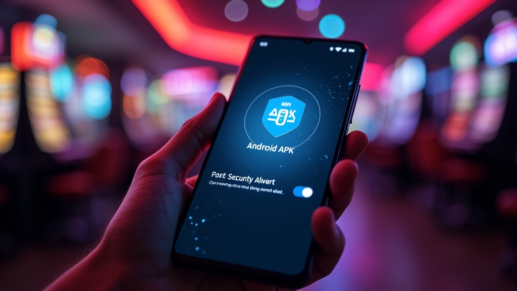 Installation de l’APK Slots Palace sur un téléphone Android